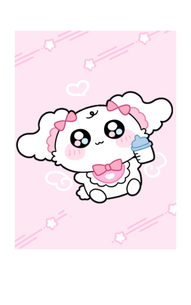 ふあちゃむのベビーチェキ風カード