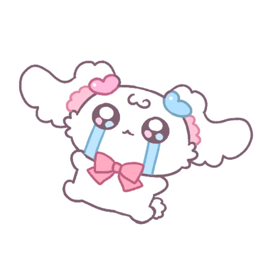ふあちゃむのぴえんステッカー