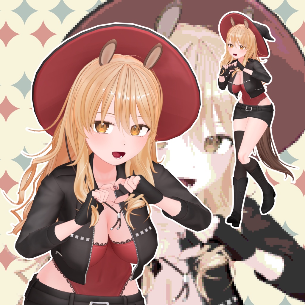 オリジナル3Dモデル「Iruri」