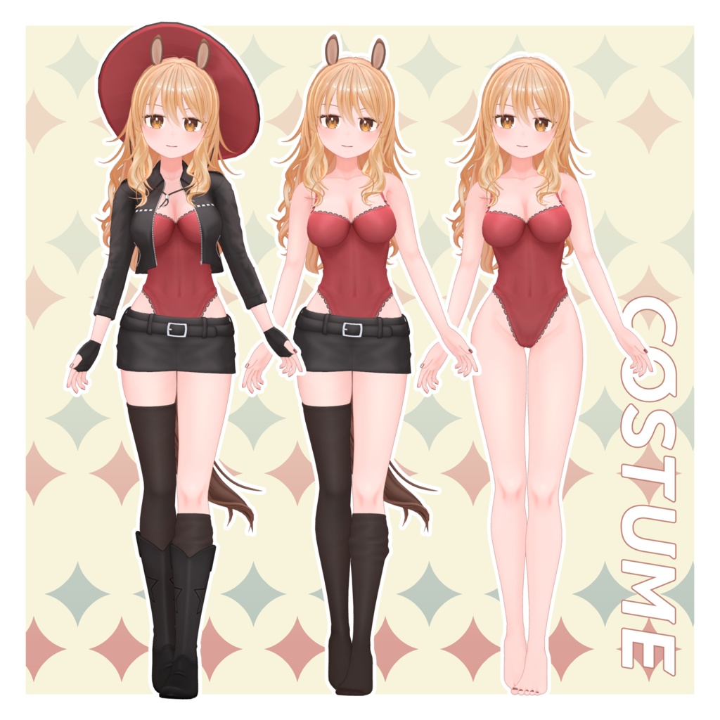 オリジナル3Dモデル「Iruri」