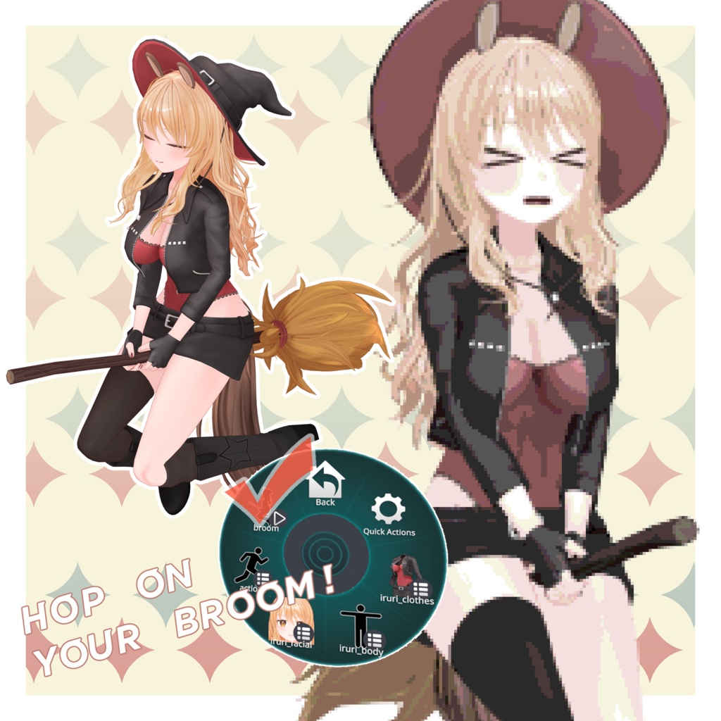 オリジナル3Dモデル「Iruri」