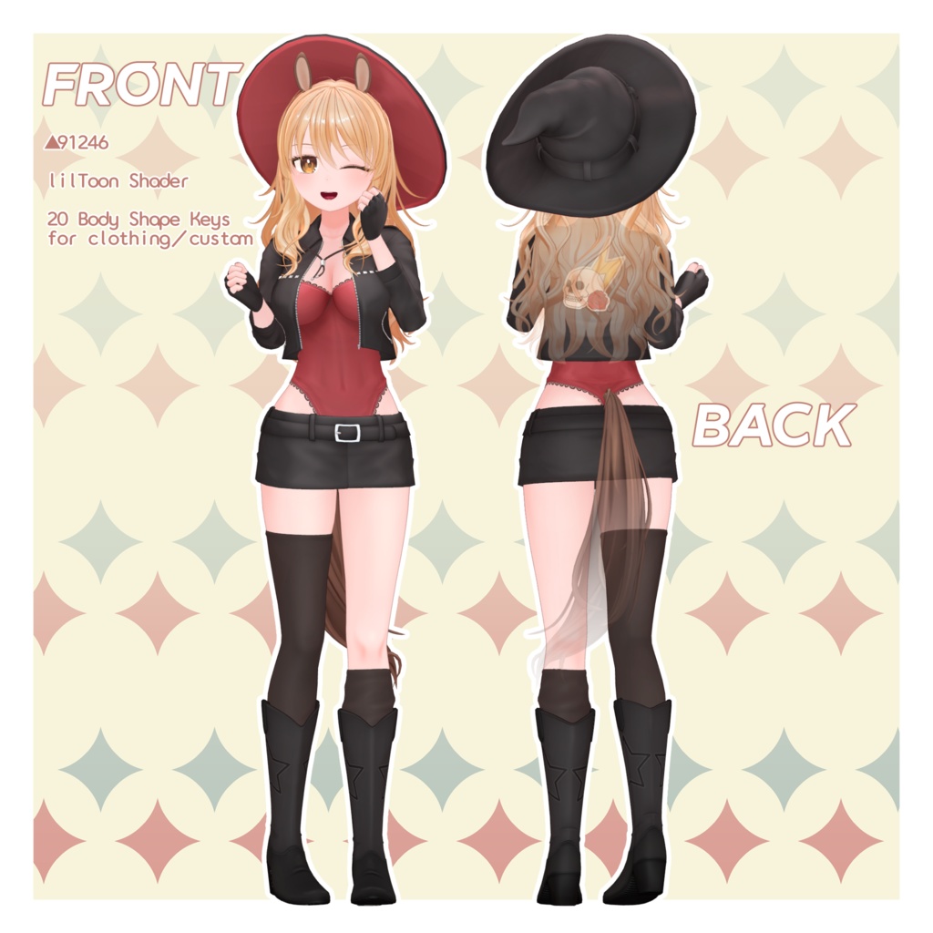 オリジナル3Dモデル「Iruri」