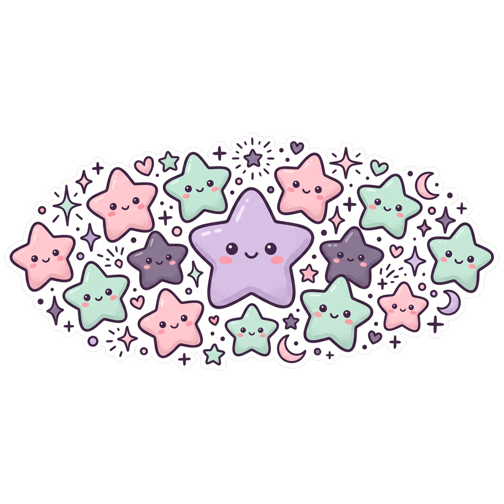 🦇 Cozy Bat Tea Time Digital Stickers | 11 Kawaii Pastel Goth PNGs for GoodNotes & iPad Planners | Creepy Cute Journaling