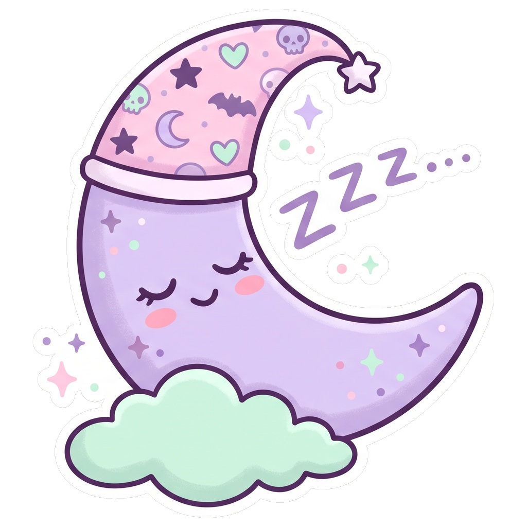 🦇 Cozy Bat Tea Time Digital Stickers | 11 Kawaii Pastel Goth PNGs for GoodNotes & iPad Planners | Creepy Cute Journaling