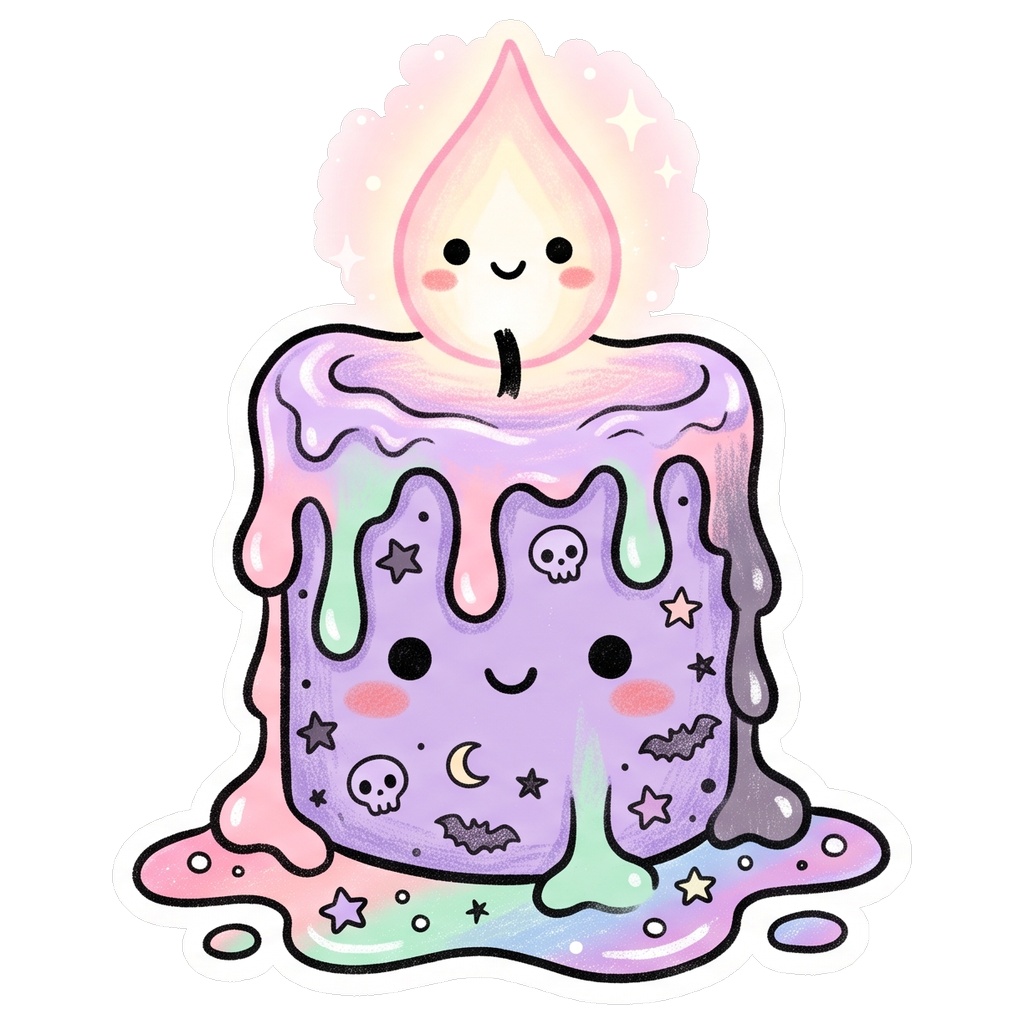 🦇 Cozy Bat Tea Time Digital Stickers | 11 Kawaii Pastel Goth PNGs for GoodNotes & iPad Planners | Creepy Cute Journaling