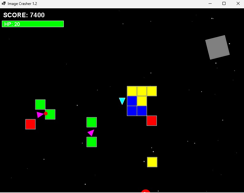 パズル風のシューティングゲームImageCrasher1.2