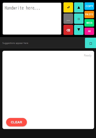 スマホで手書き入力する「Hand Write Input」