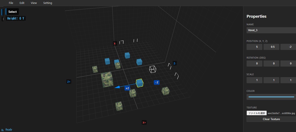 3Dマップエディタ