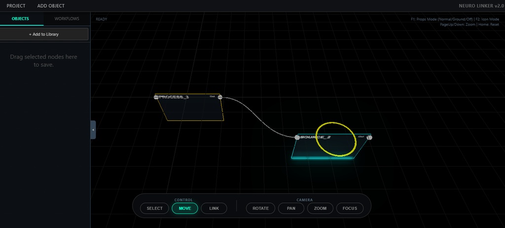 未来っぽいグラフ作成ツール「Neuro Linker」