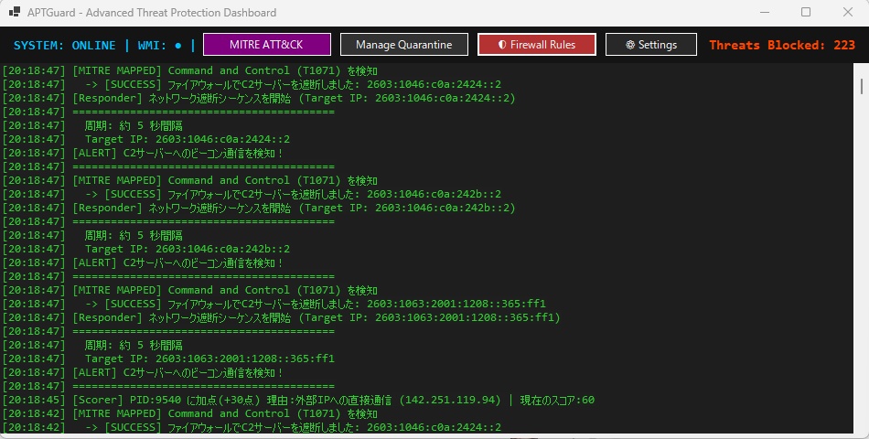 APT攻撃を撃退する「APT Guard」