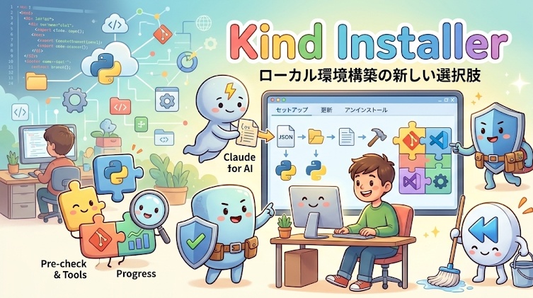 セットアップを簡単にする「Kind Installer」