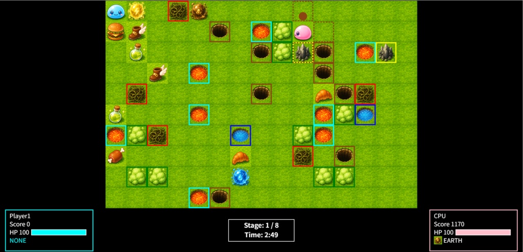 簡単な対戦ゲーム「MagicalMaze」
