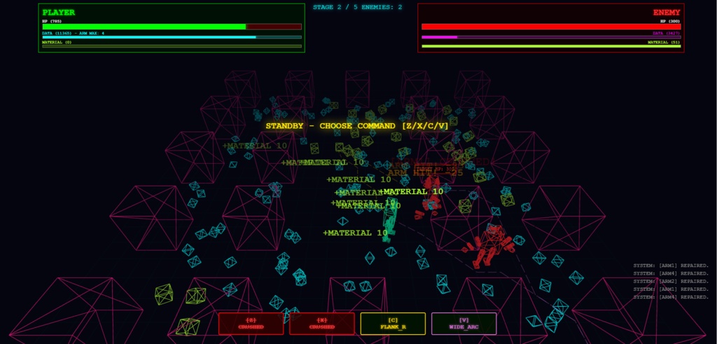 ロボットミニゲーム「Wire Arms」