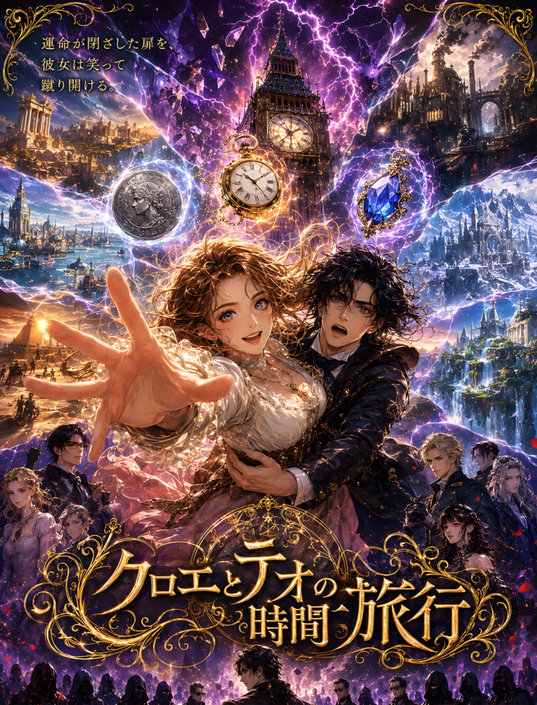 小説「クロエとテオの時間旅行」ミニゲーム付き