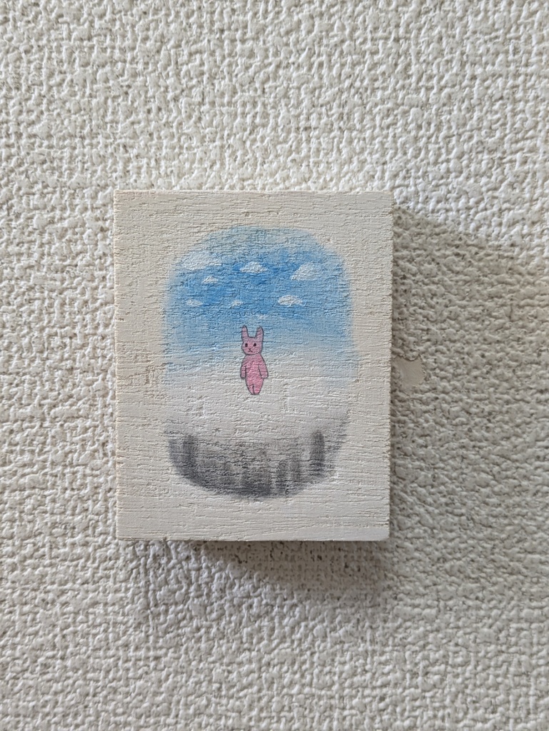 壁に穴を開けずに飾れる木の絵