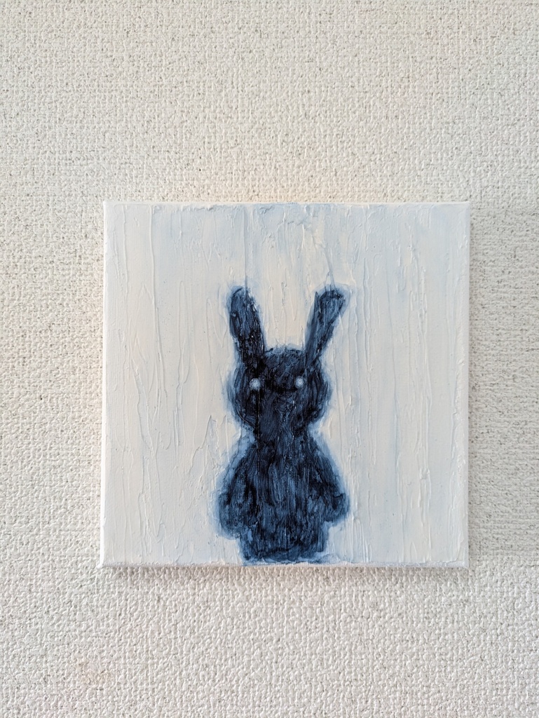 曖昧な肖像画(白)