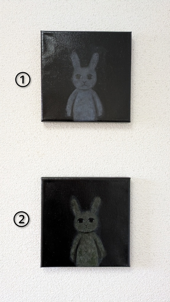 曖昧な肖像画(黒)