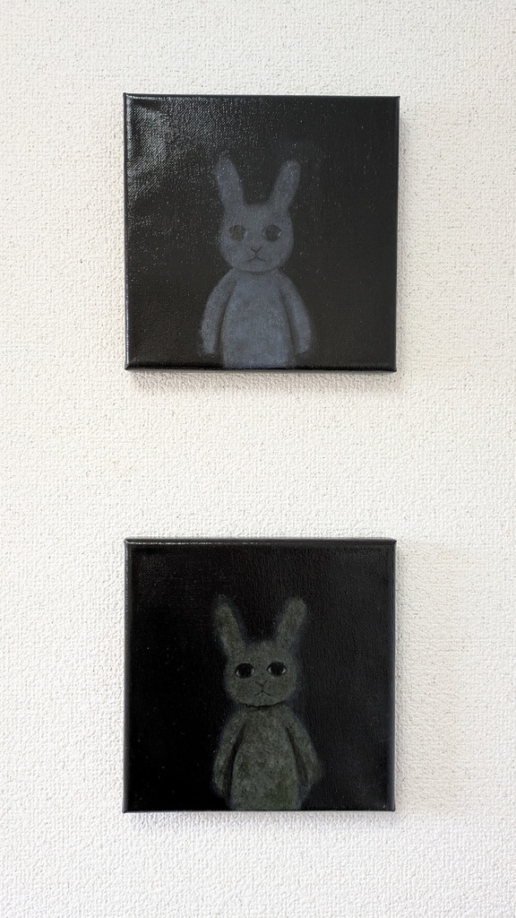 曖昧な肖像画（黒）