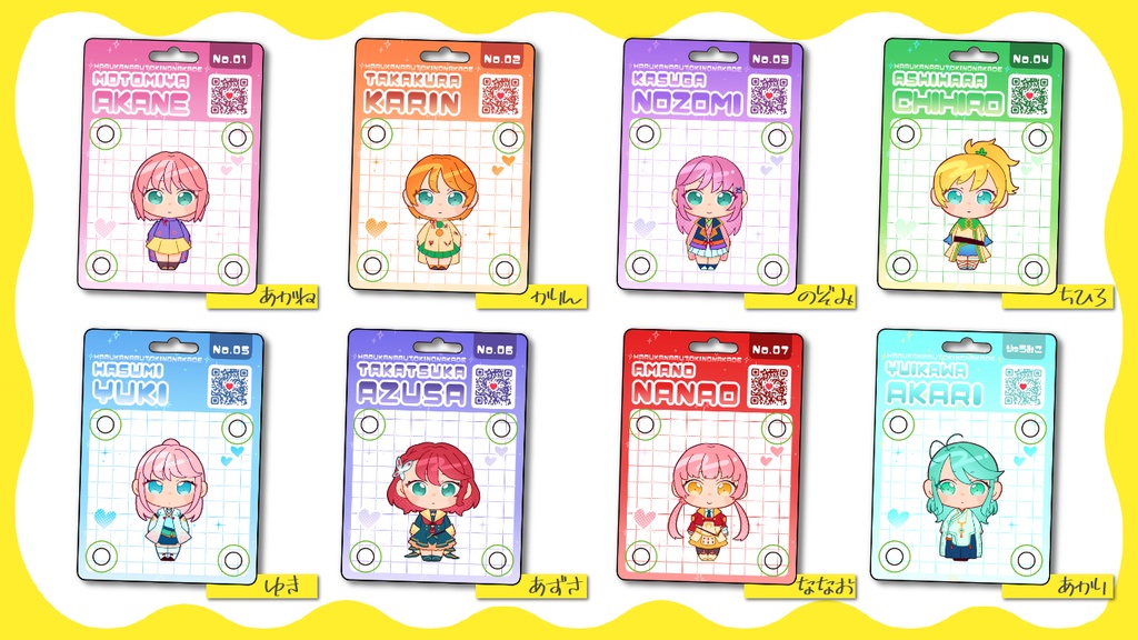 【単品】ブリスターパック風アクキー