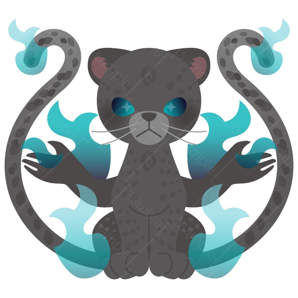 商用利用可能!ネコ科モンスター12種