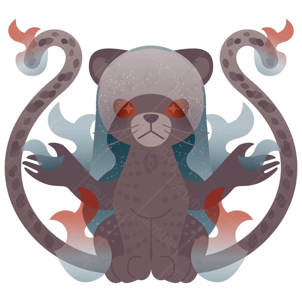 商用利用可能!ネコ科モンスター12種