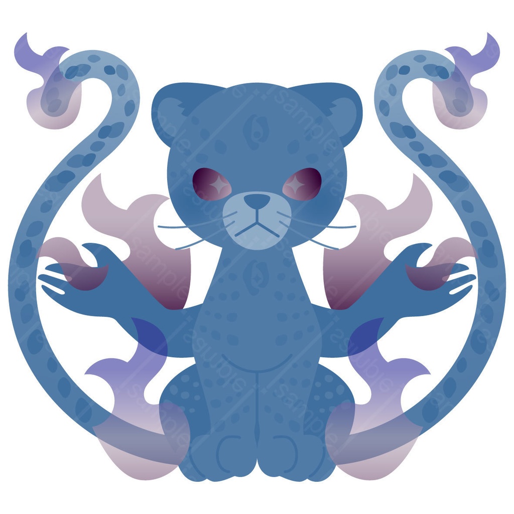 商用利用可能!ネコ科モンスター12種