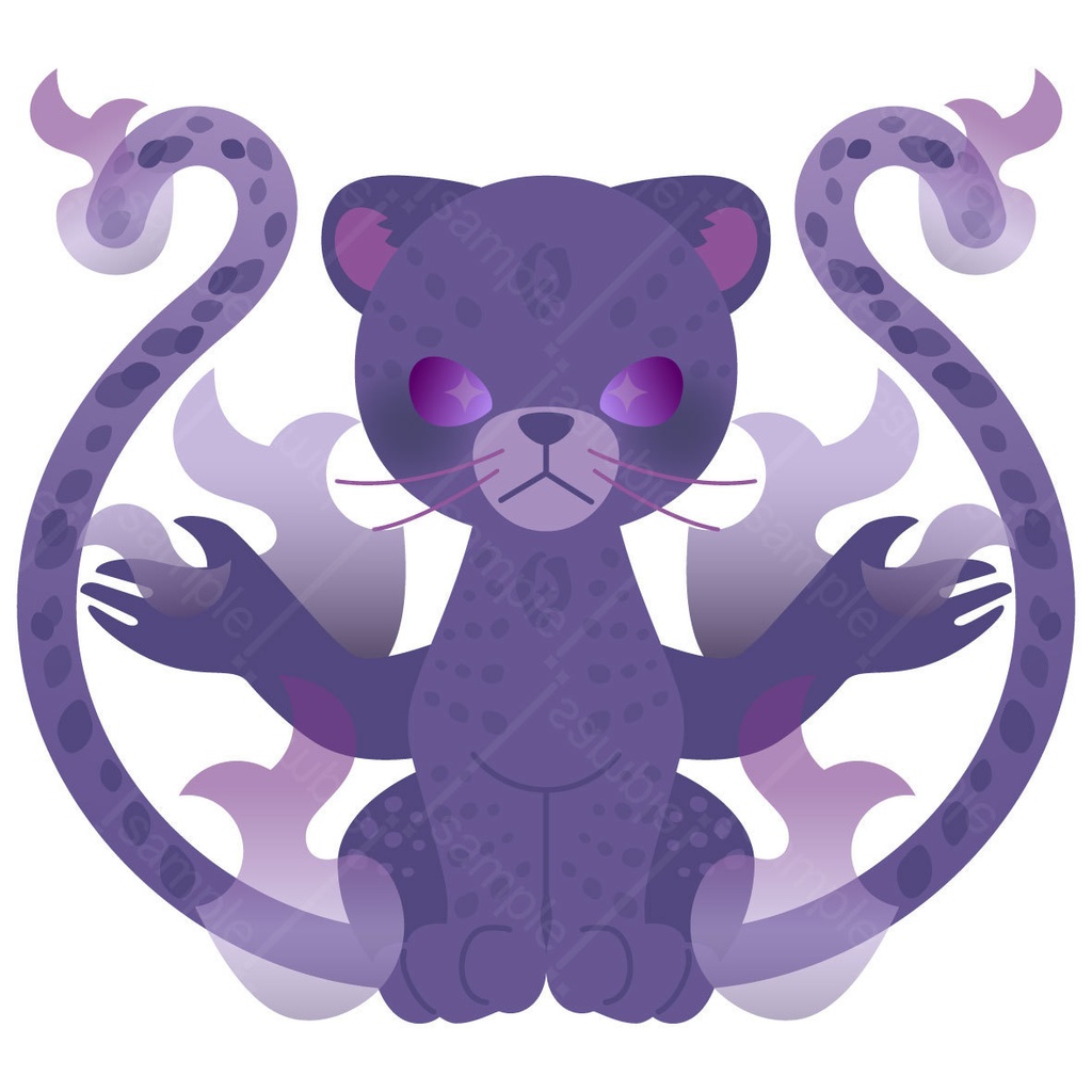 商用利用可能!ネコ科モンスター12種