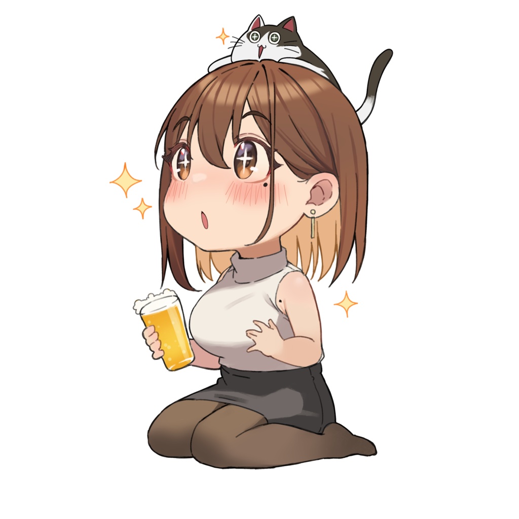 【OLちゃんの日常】OLちゃんアクリルキーホルダー：タイプB