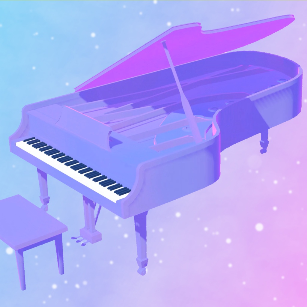 【Vrchat想定】ピアノ -夢-