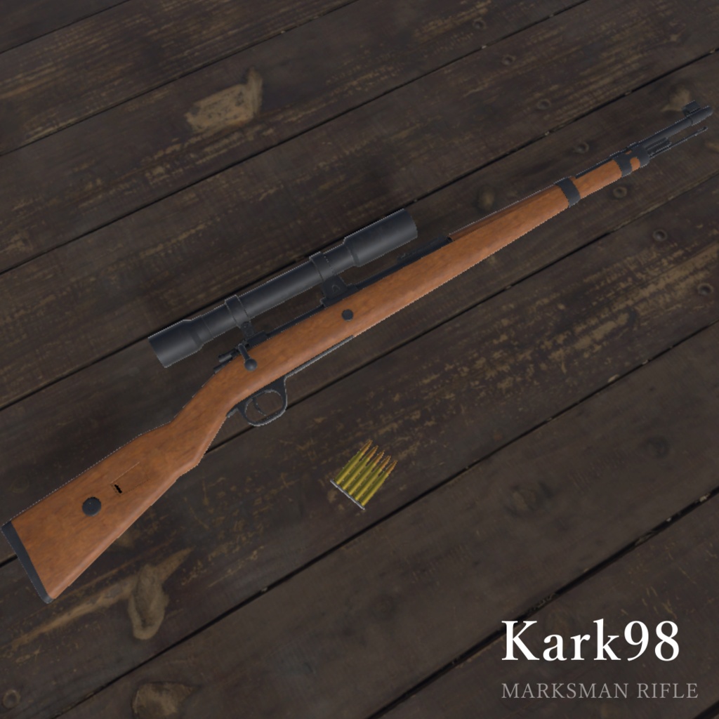 【Vrchat想定】Kar98K
