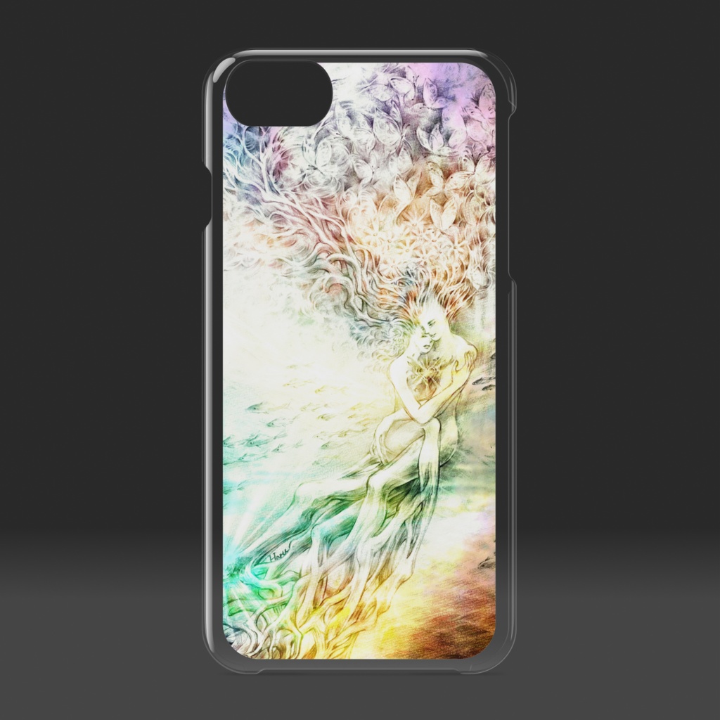 クリアiPhoneケース 楽園