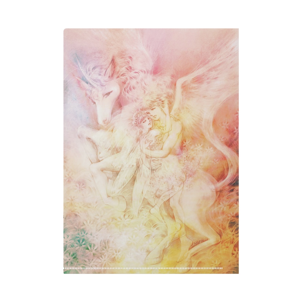 クリアファイル ハート&天国の入口