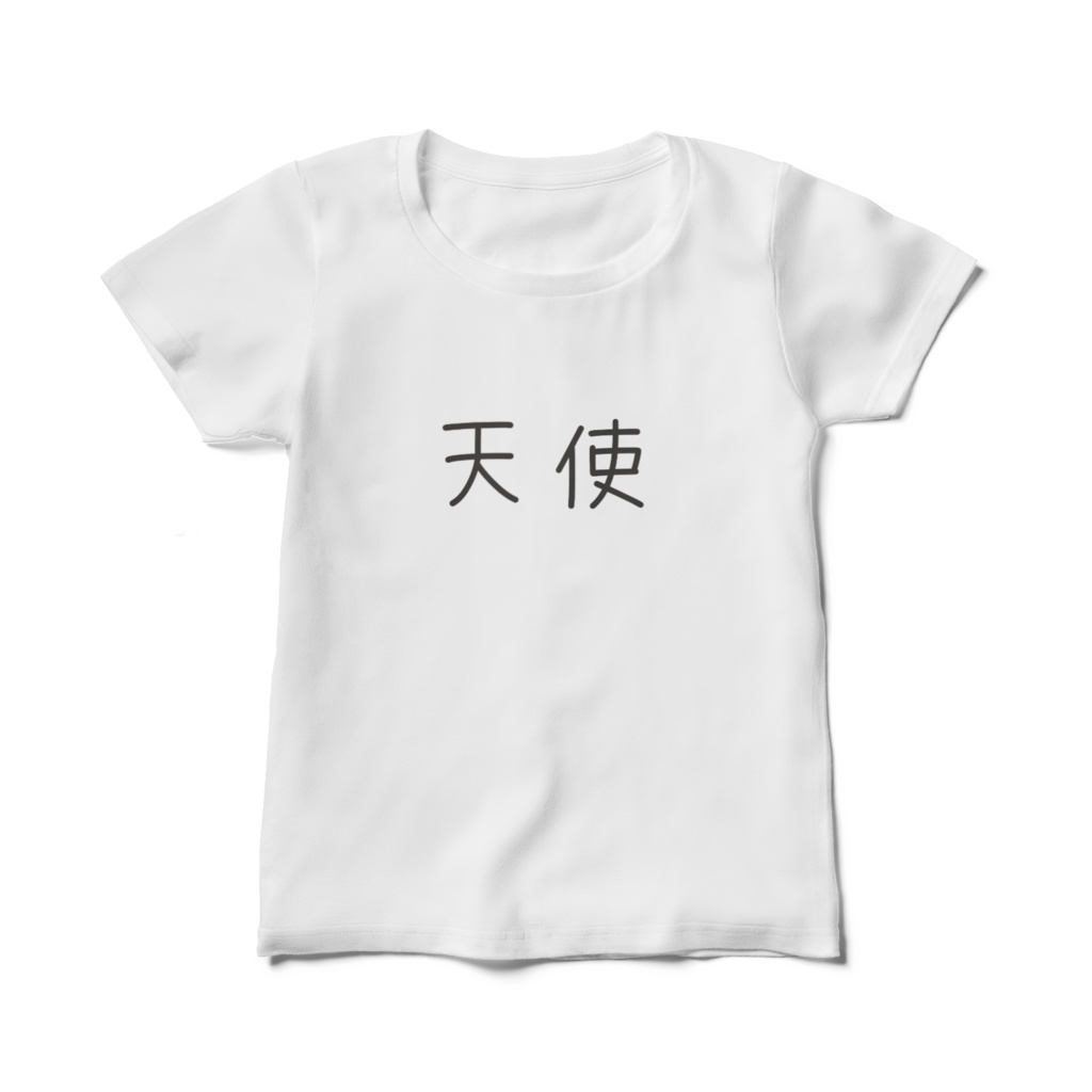 天使ロゴTシャツ(レディース)