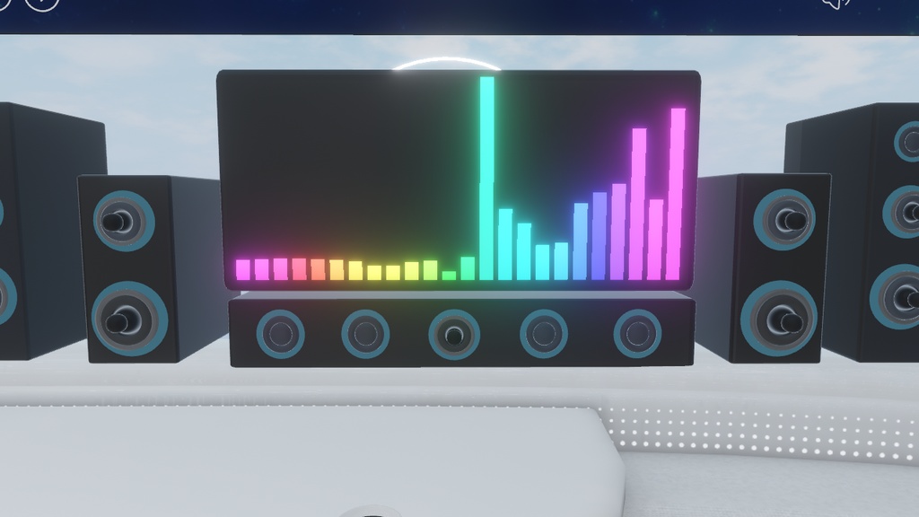 Audiolink対応3タイプスピーカー+スペクトラムバー
