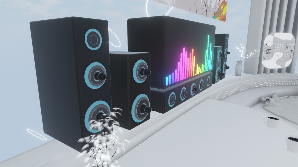 Audiolink対応3タイプスピーカー+スペクトラムバー