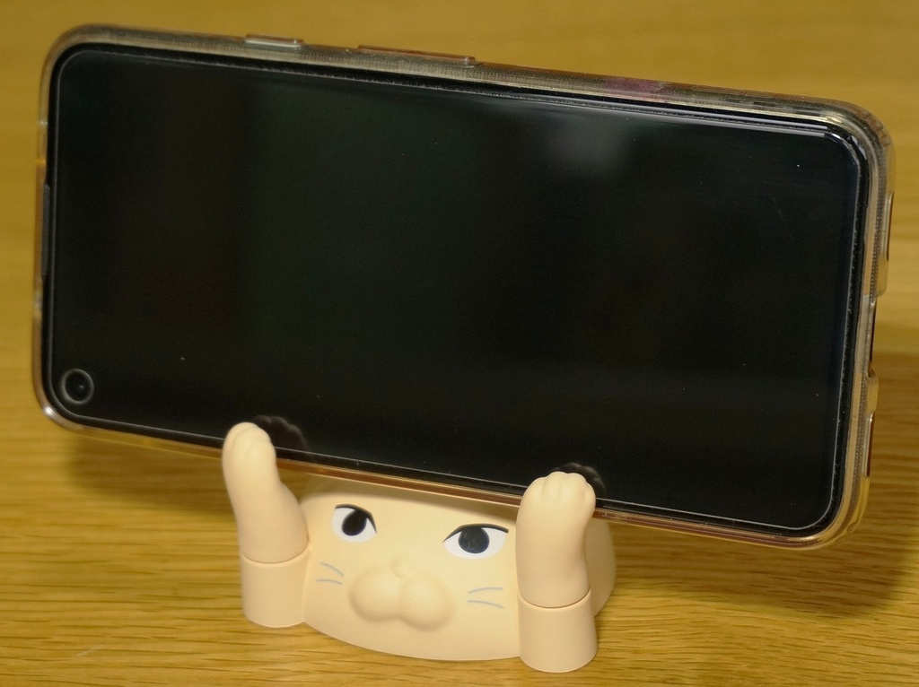 猫フォンホルダー(ホールド猫)