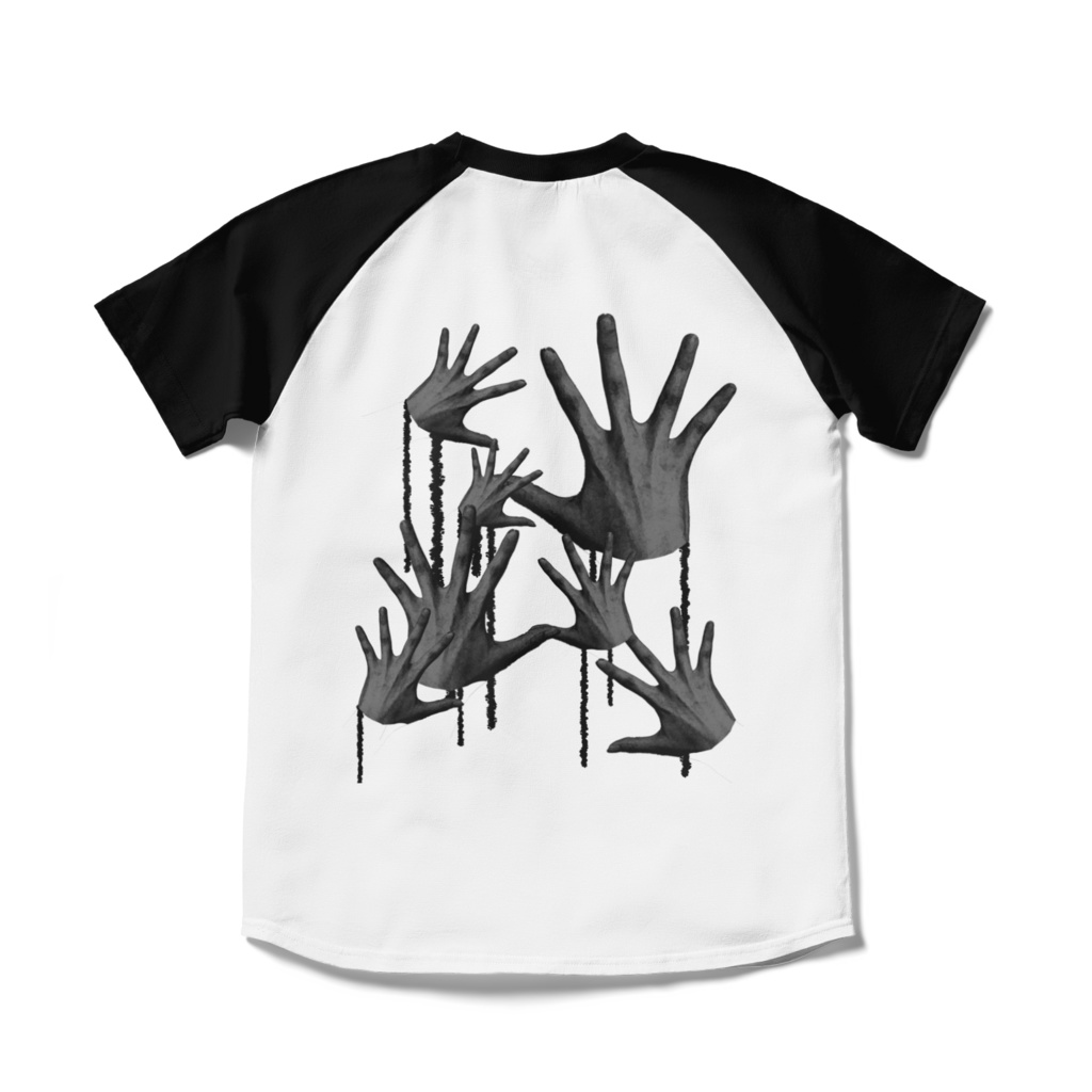 手形 ラグランTシャツ