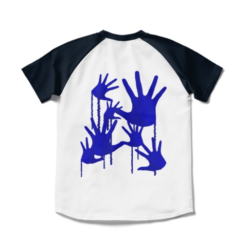 手形 ラグランTシャツ