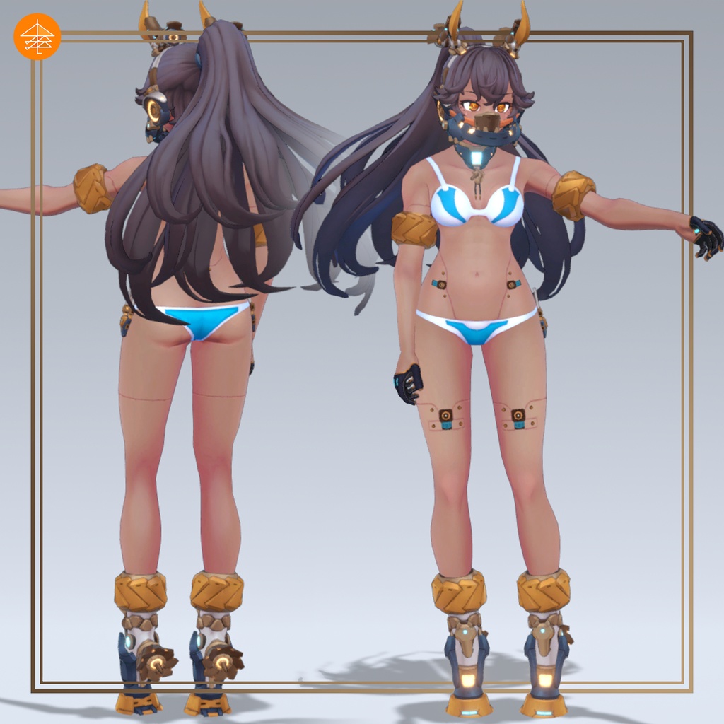 VRCモデル『八衢』フルパッケージ