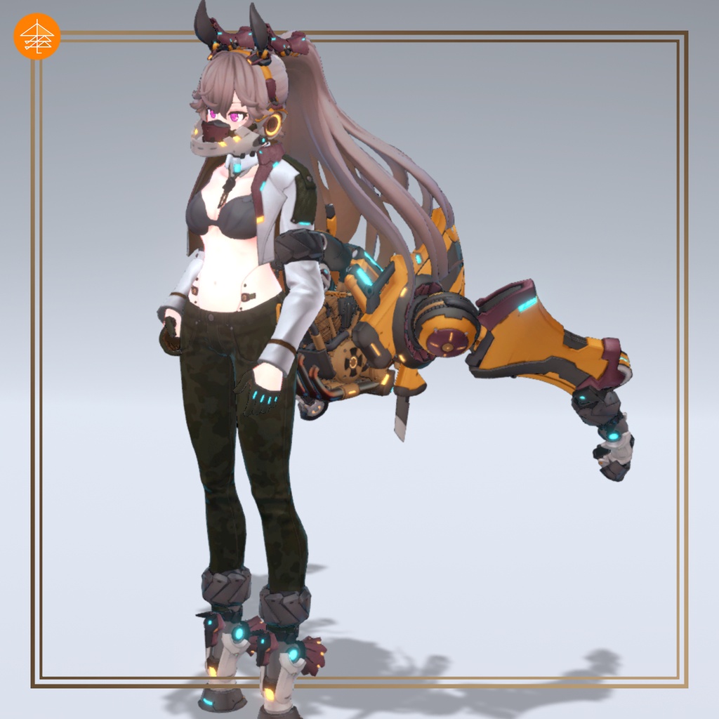 ❖無料❖ VRCモデル『八衢』用改編テクスチャ『ホーネット』