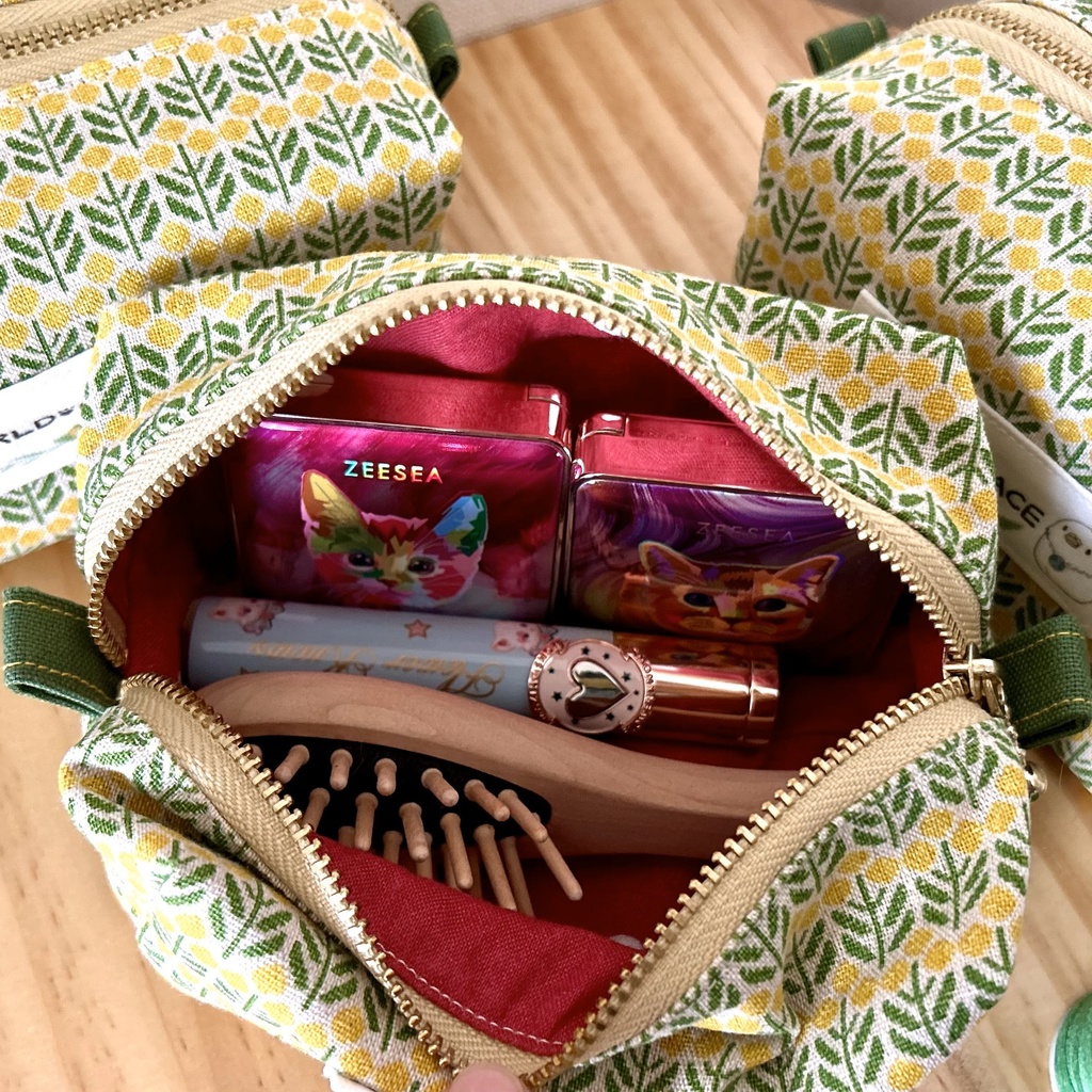 【OPEN記念おまけ付き】布製ハンドメイドボックスポーチ【ワピポッポーチ】