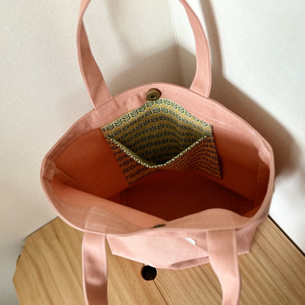 【OPEN記念おまけ付き】丈夫で軽い♪帆布トートバッグ【ハンドメイド】