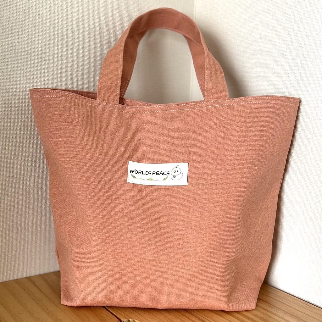 【OPEN記念おまけ付き】丈夫で軽い♪帆布トートバッグ【ハンドメイド】