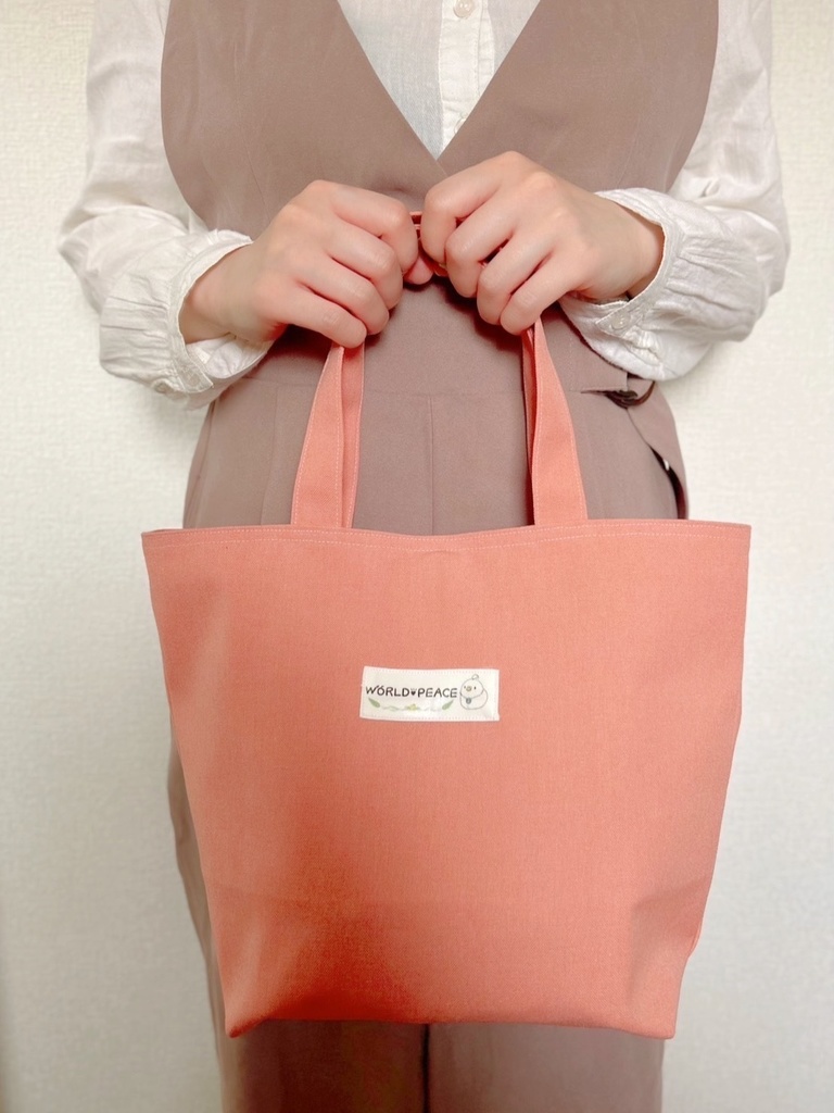 【OPEN記念おまけ付き】丈夫で軽い♪帆布トートバッグ【ハンドメイド】