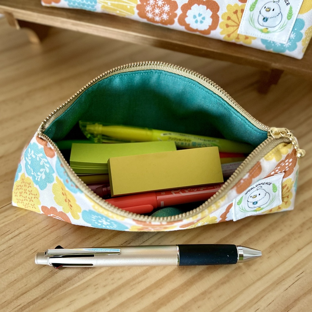 【ハンドメイド】三角ペンケース