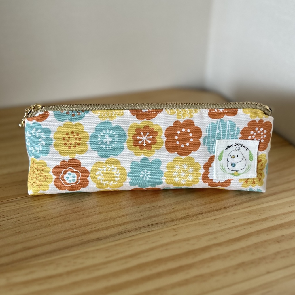 【ハンドメイド】三角ペンケース