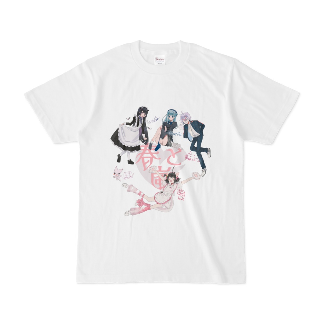春と嵐Tシャツ