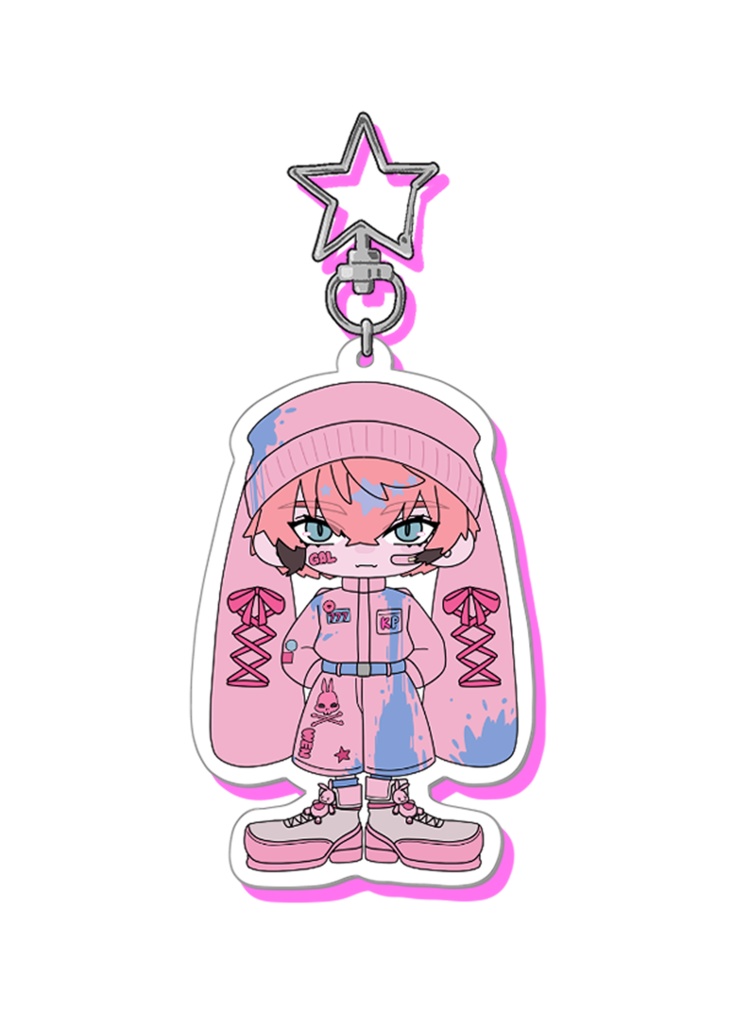 にじそうさく11 赤城ウェン 捏造衣装アクリルキーホルダー