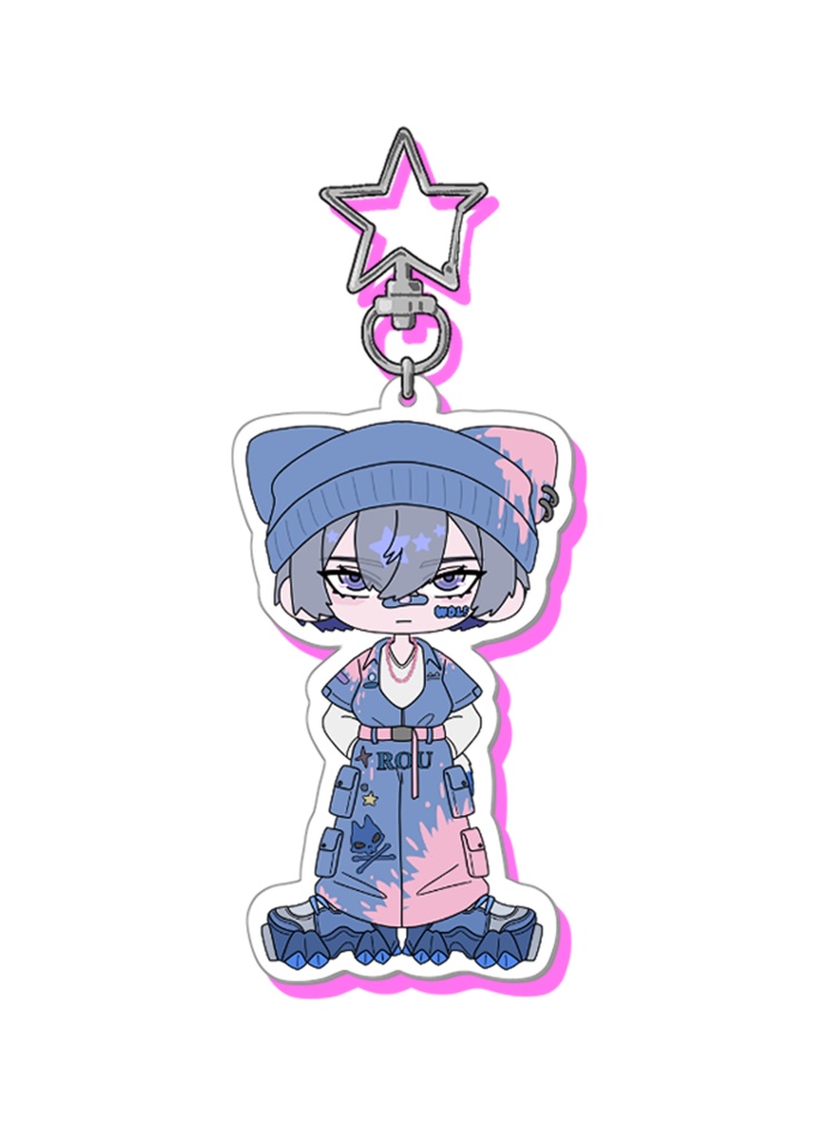 にじそうさく 小柳ロウ 捏造衣装アクリルキーホルダー