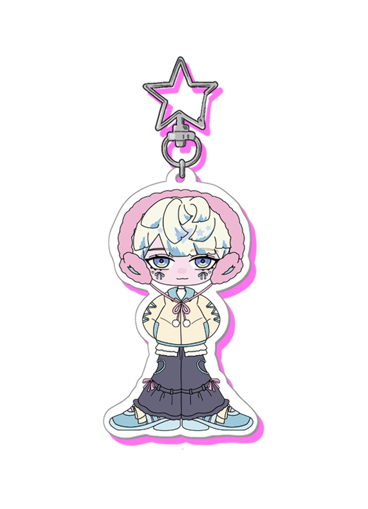 にじそうさく11 緋八マナ 捏造衣装アクリルキーホルダー